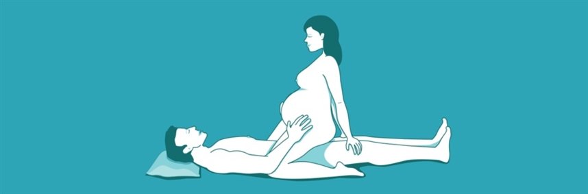 Безопасные позы секса во время беременности