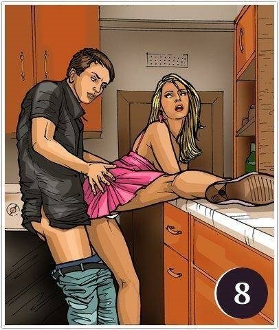 Лучшие позы для секса на кухне