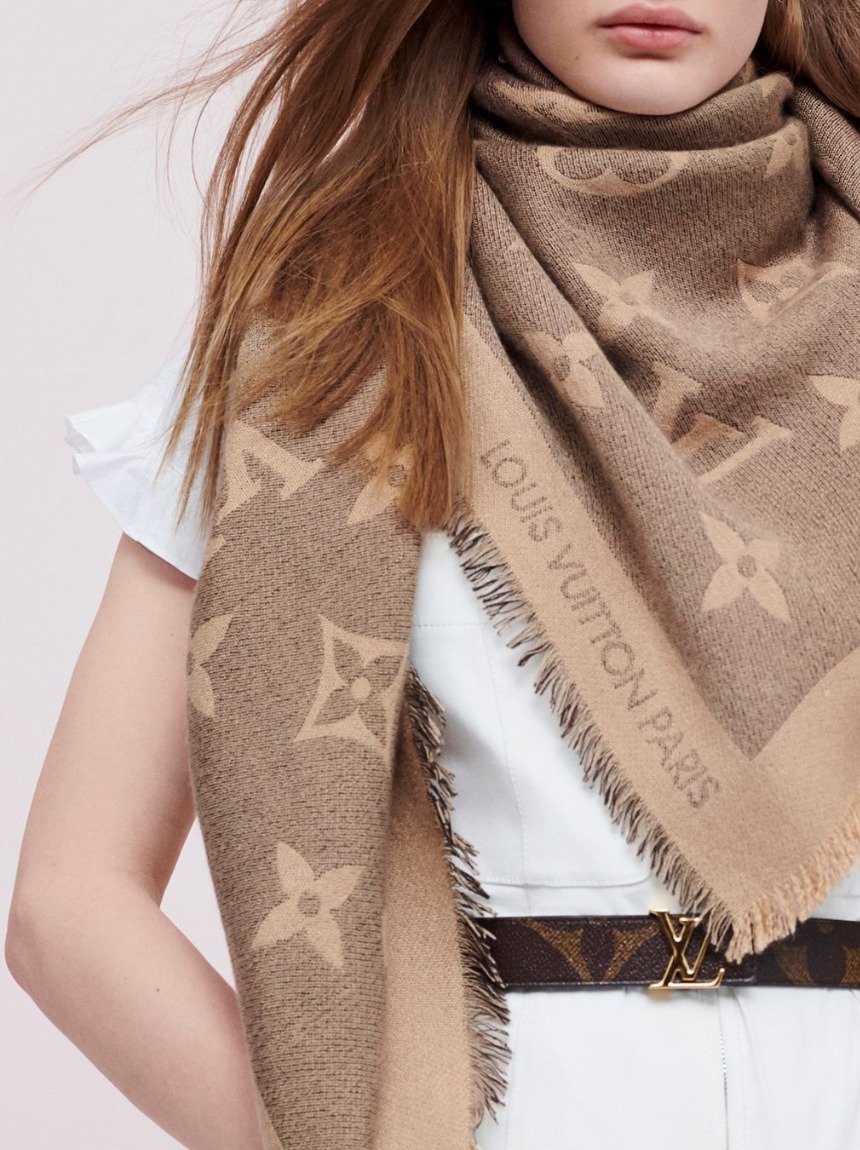 Модные шарфы и палантины на осень-зиму 2023-2024